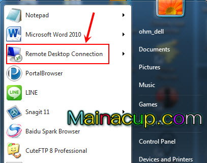 How to clear remote desktop credentials connection