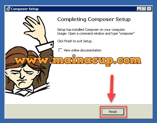 วิธีการติดตั้ง Composer บน Windows 7