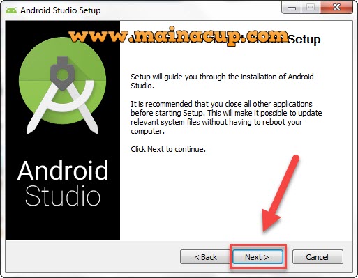 การติดตั้ง android studio บน Windows 7
