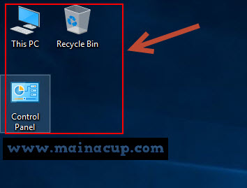 วิธีตั้งค่าให้ Icon My Computer / This PC มาแสดงบน  Desktop ของ Windows 10