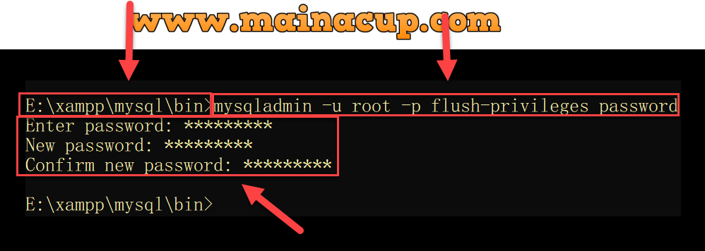 วิธีการเปลี่ยน Password Root ของ Mysql หรือ MariaDB บน Windows ด้วย Command Line