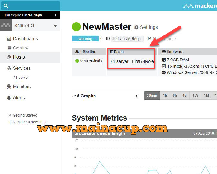 การใช้งาน Mackerel Service Monitor สถานะการทำงานของ Servers (Ram,CPU,Disk) แจ้งเตือนผ่าน LINE Notify