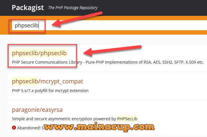 การใช้งาน PHP SFTP , SSH2 Library (phpseclib) ผ่านทาง Composer ร่วมกับ Codeginiter Framework