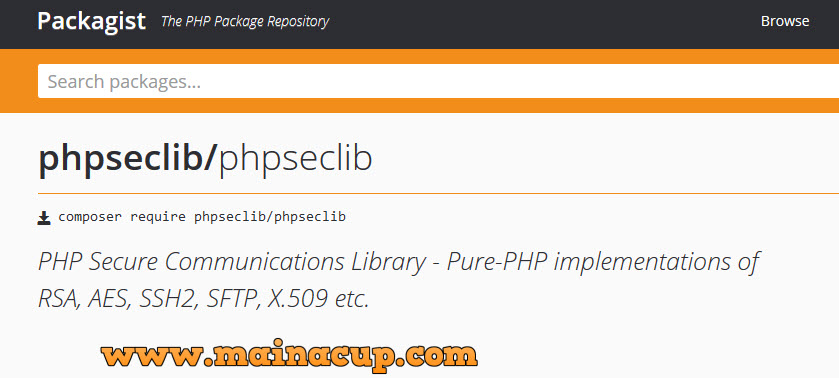 การใช้งาน PHP SFTP , SSH2 Library (phpseclib) ผ่านทาง Composer ร่วมกับ Codeginiter Framework