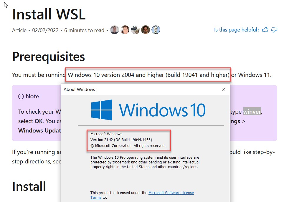 ติดตั้ง WSL2 (windows subsystem for linux) บน Windows 10 และ Ubuntu