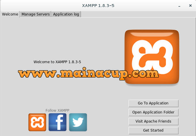 การติดตั้ง XAMPP บน Linux CentOS 7 แบบ GUI