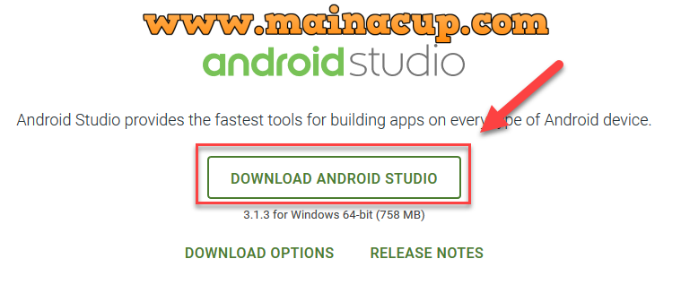 การติดตั้ง Android Studio