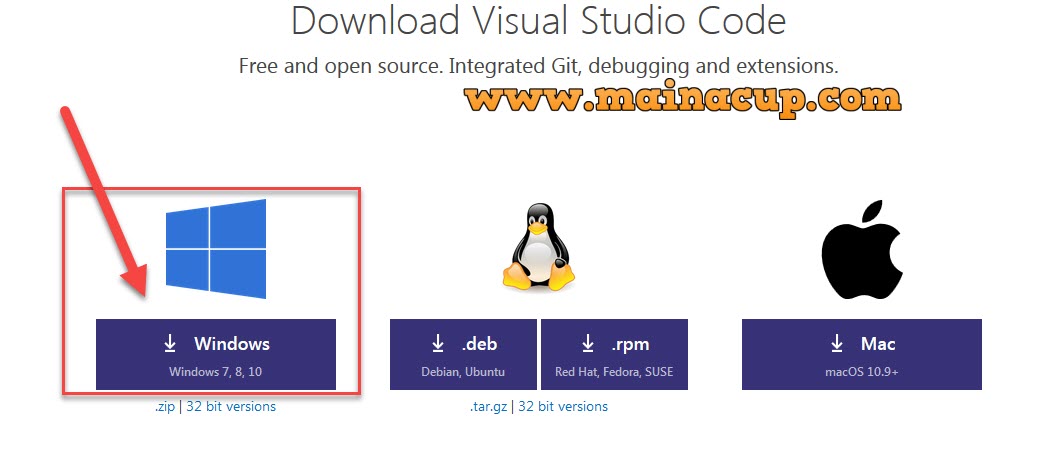 การติดตั้ง visual studio code IDE บน Windows