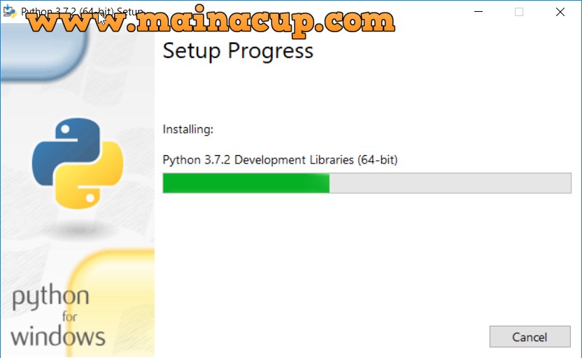 การติดตั้ง python 3.7 บน Windows