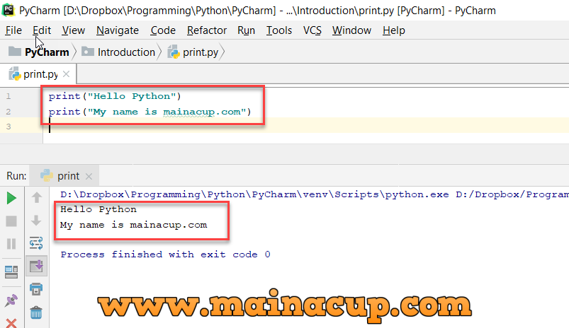 ตั้งค่า Python Interpreter ใน Pycharm