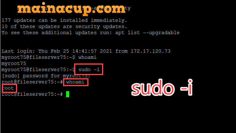 วีธี Enable root login over SSH บน Ubuntu 20