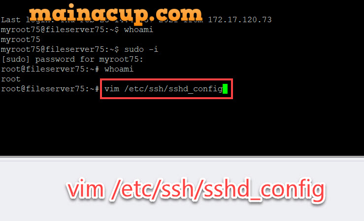 วีธี Enable root login over SSH บน Ubuntu 20