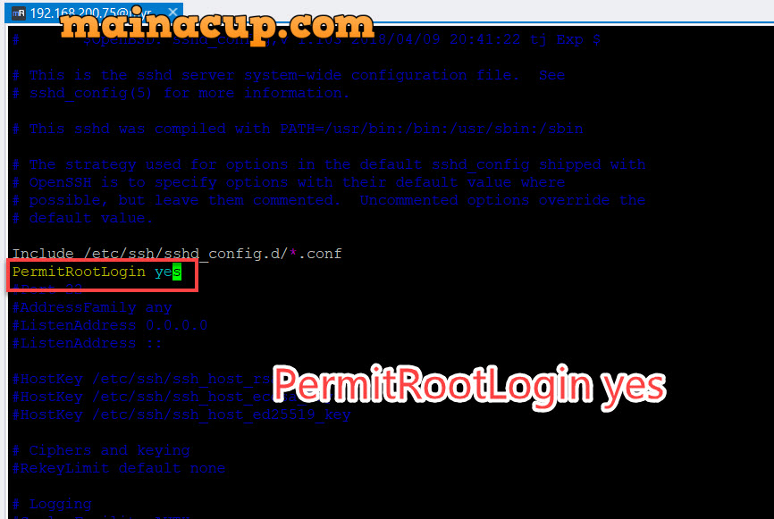 วีธี Enable root login over SSH บน Ubuntu 20