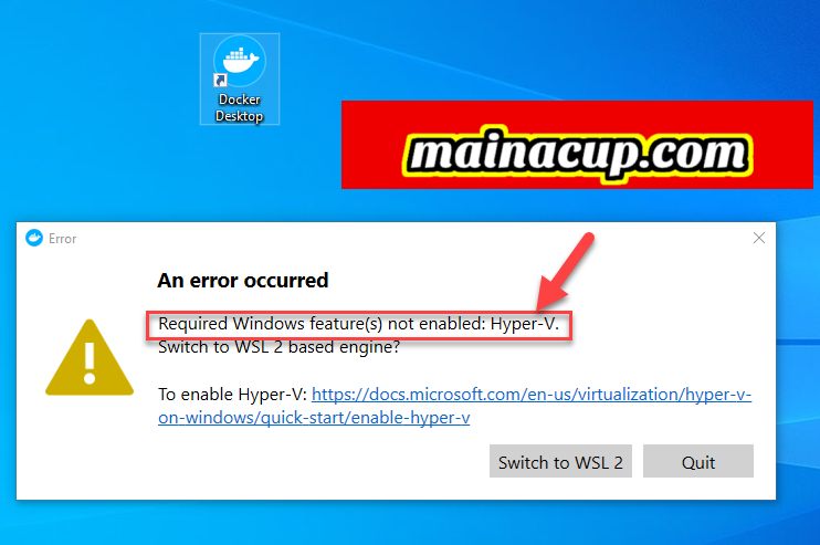 enable hyper-v service windows 10 docker