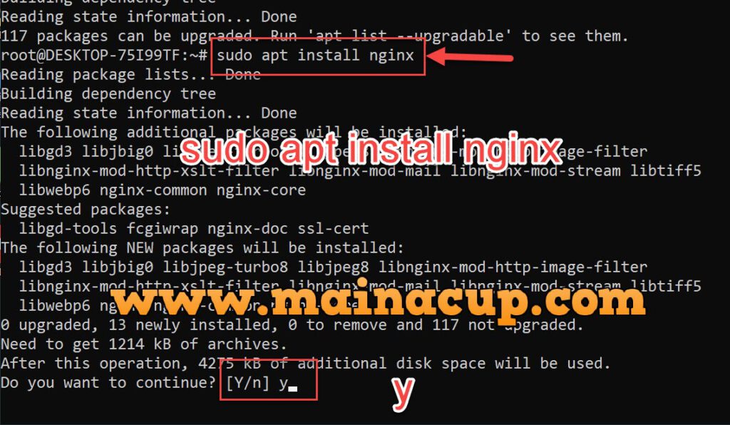 ติดตั้ง Nginx บน Ubuntu 20 ด้วย WSL2 Windows10