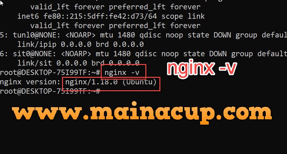 ติดตั้ง Nginx บน Ubuntu 20 ด้วย WSL2 Windows10