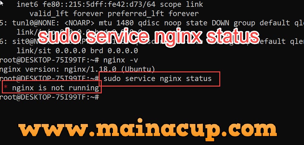 ติดตั้ง Nginx บน Ubuntu 20 ด้วย WSL2 Windows10