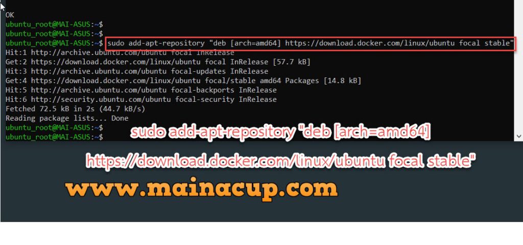 ติดตั้ง Docker Ubuntu 20.04 ผ่าน WSL2 บน WIndows 10