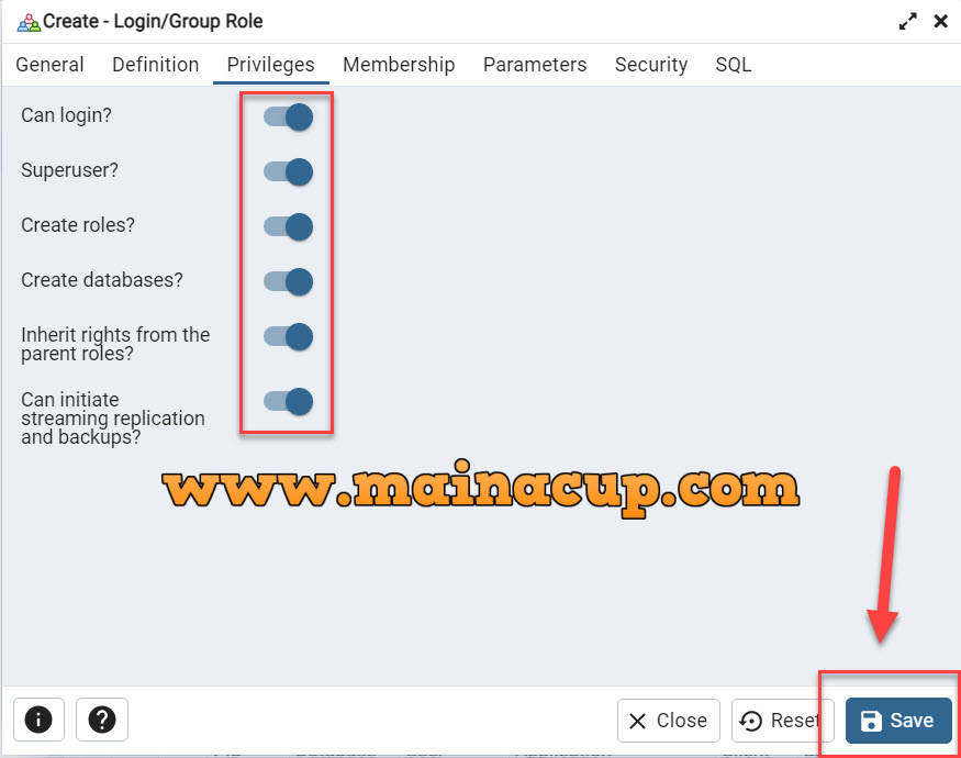 การสร้าง New User , New Database , Create Tables PostgreSQL ด้วย Pgadmin4