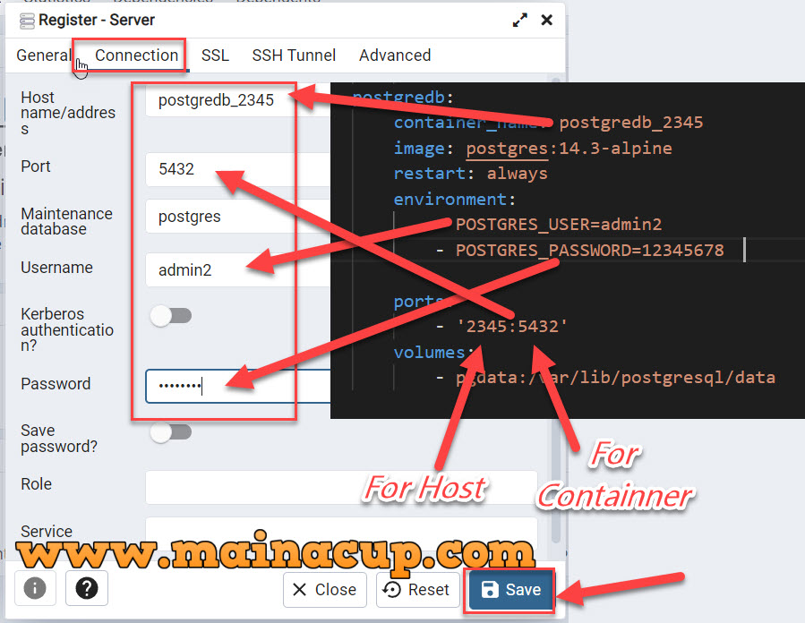 การติดตั้ง PostgreSQL และ PgAdmin 4 ด้วย Docker Compose บน Windows 10