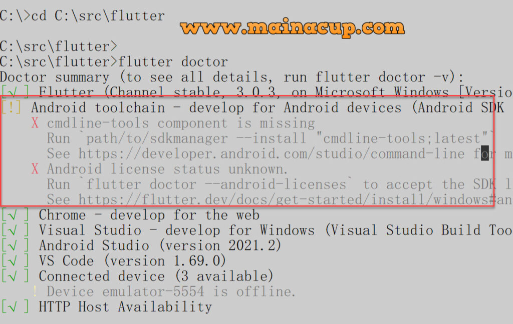 คิดตั้ง Flutter บน Windows 10 install flutter windows 10 with android studio