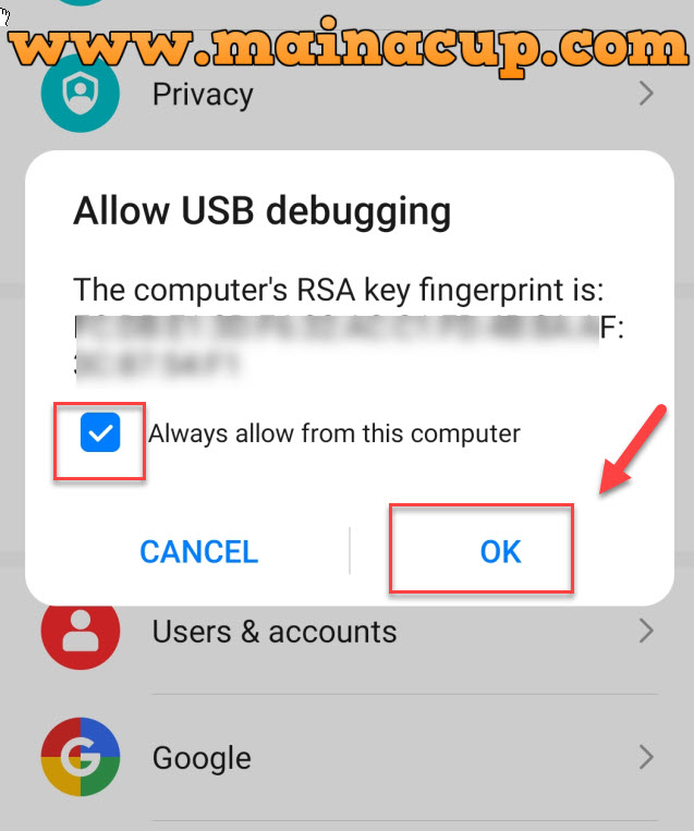 Flutter เปิดโหมดนักพัฒนา เพื่อทำ USB Debugging Android Device