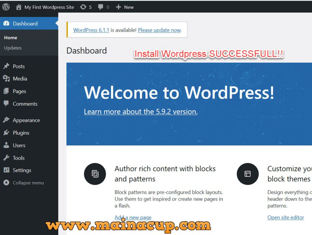 ติดตั้ง WordPress ด้วย Docker Desktop บน Windows 10