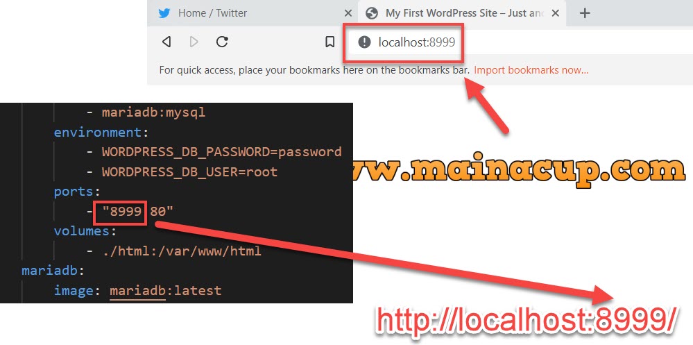 ติดตั้ง WordPress ด้วย Docker Desktop บน Windows 10